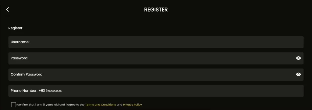 Register at MAX99 Casino Philippines